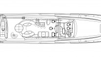 Motor yacht Don Carlo -  Top Deck Layout